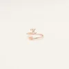 925 Silver Dainty Initial Heart Ring - Image 2