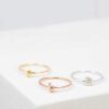925 Silver Dainty Number Ring - Image 2