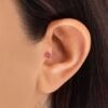 925 Silver Dainty Piercing Earrings