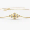 Slim bracelet in 925 sterling silver with thick gold plating