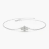 Dainty bracelet featuring a clean, modern cluster design