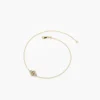 Silver bracelet with alternating clusters of four CZ stones