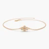 925 sterling silver bracelet with a delicate, polished profile