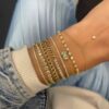 925 Silver Delicate Diamond Tennis Bracelet - Image 5