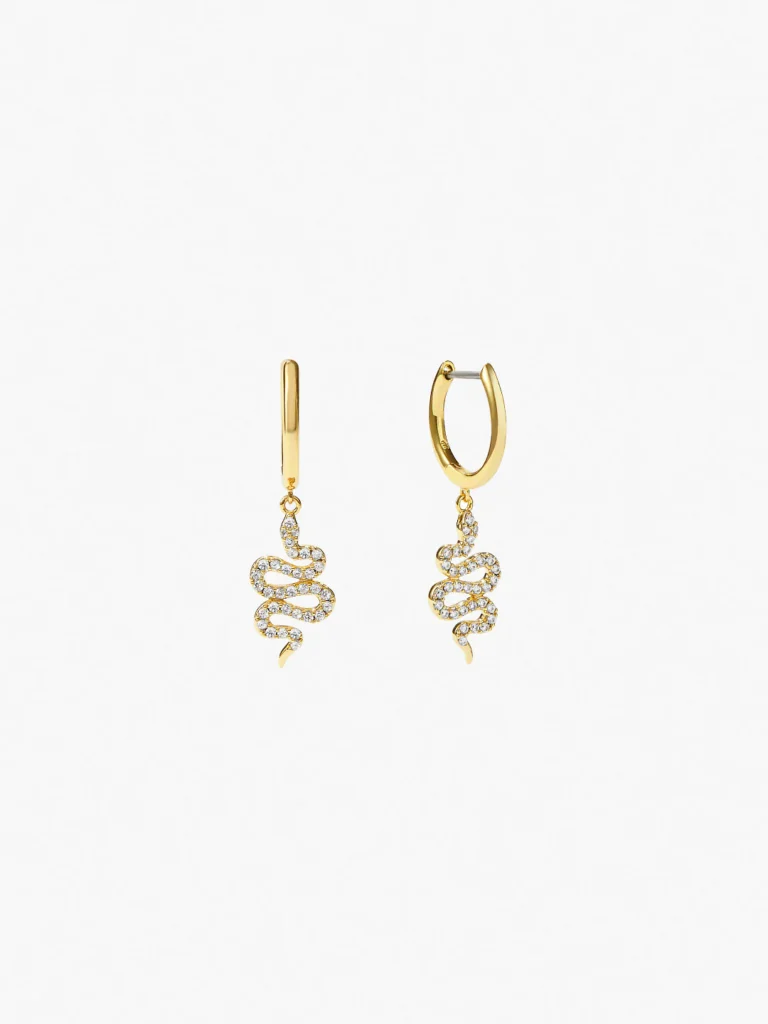 925 Silver Devin Snake Earrings