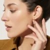 925 Silver Devin Snake Earrings - Image 2