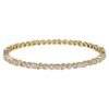 925 Silver Diamond Alternated Cuban Link Bracelet - Image 2
