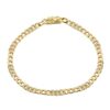 925 Silver Diamond Alternated Cuban Link Bracelet - Image 3