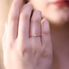925 Silver Diamond Band