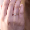 925 Silver Diamond Band - Image 4