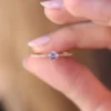 925 Silver Diamond Band - Image 6