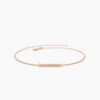 925 Silver Diamond Bar Bracelet with clean bar design and elegant finish