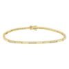 925 Silver Diamond Bars Tennis Bracelet with premium CZ diamond stones