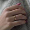 925 Silver Diamond Celtic Knot Ring with refined knot design