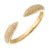 925 Silver Diamond Claw Ring - Image 3