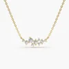 Sterling silver necklace with thick gold plating and a delicate chain