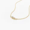 925 Silver Diamond Cluster Necklace with Premium CZ stone sparkle