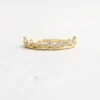 925 Silver Diamond Coronet Band with Premium CZ Diamond pave setting