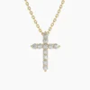 925 Silver Diamond Cross Necklace - Image 3