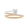 925 Silver Diamond & Enamel Ring - Image 3