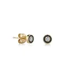 925 Silver Diamond Enamel Stud with premium CZ centre sparkle