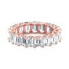 925 sterling silver band with continuous round-cut sparkle