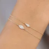 925 Silver Diamond Evil Eye Bracelet with refined evil eye motif