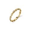 925 Silver diamond evil eye eternity ring