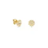 925 Silver Diamond Evil Eye Petals Stud