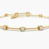 925 Silver Diamond Infinity Bracelet with Premium CZ Diamond stones
