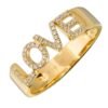 925 Silver Diamond Love Ring