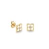 925 Silver Diamond Mini Moroccan Flower Stud - Image 3