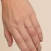 925 Silver Diamond Mrs. Ring - Image 2