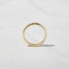 Gold-plated sterling silver band with multi-stone sparkle