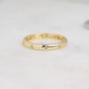 Minimalist ring with bright multi-stone arrangement