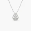 925 Silver Diamond Necklace - Image 5