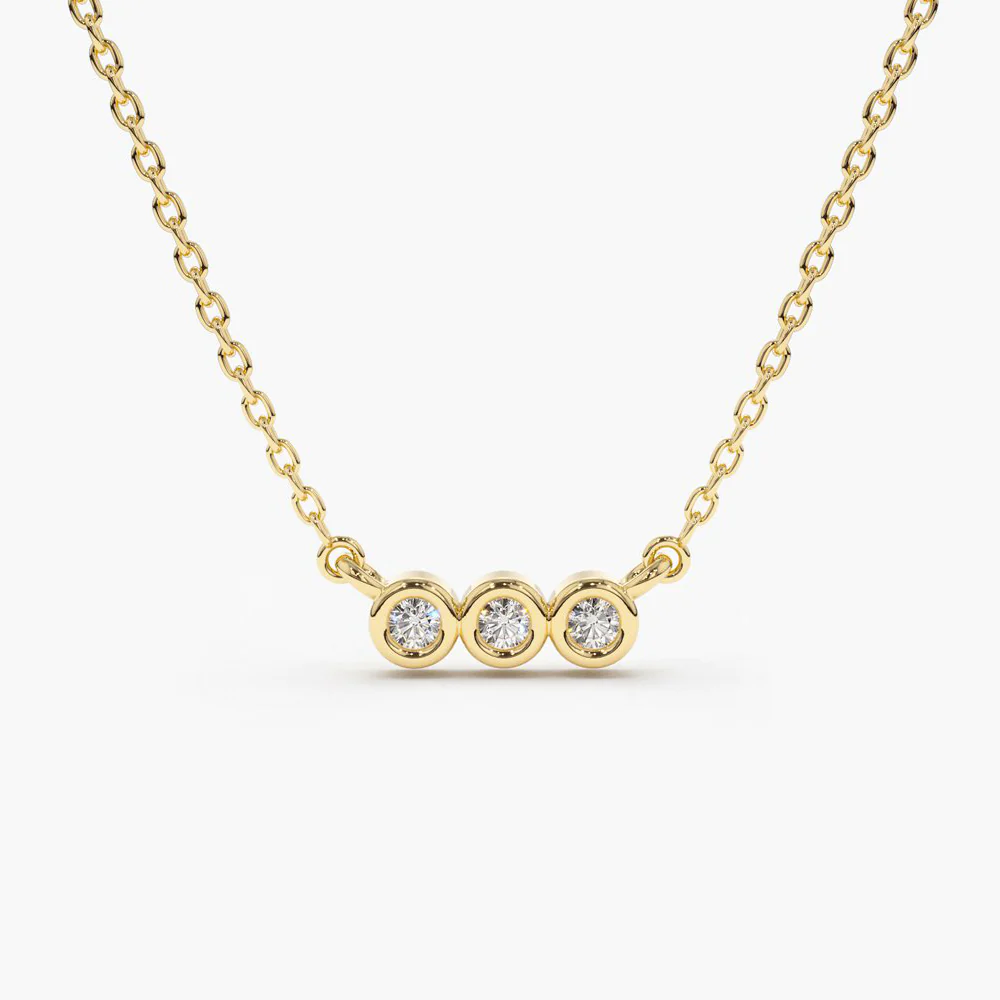 925 Silver Diamond Necklace