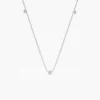 925 Silver Diamond Necklace - Image 4