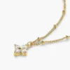 925 Silver Diamond Necklace with nickel-free, hypoallergenic materials