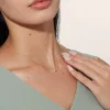 925 Silver Diamond Necklace