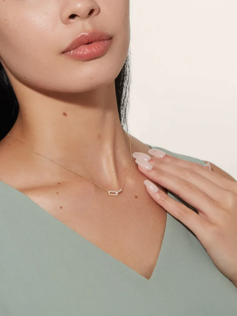 925 Silver Diamond Necklace