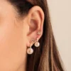 925 Silver Diamond Open Heart Stud - Image 2