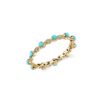925 Silver Diamond Oval Eternity Ring with oval-cut stones