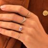 925 Silver  Diamond Royal Curve Ring - Image 3