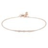 925 Silver Diamond Segments Bar Bracelet with sleek segmented bar design