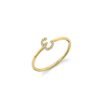 925 sterling silver ring with pave-set CZ stones