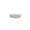 Gold-plated puffy ring with a soft rounded silhouette