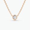 925 Silver Diamond Solitaire Necklace - Image 2