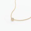 925 Silver Diamond Solitaire Necklace - Image 5