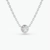 925 Silver Diamond Solitaire Necklace - Image 6